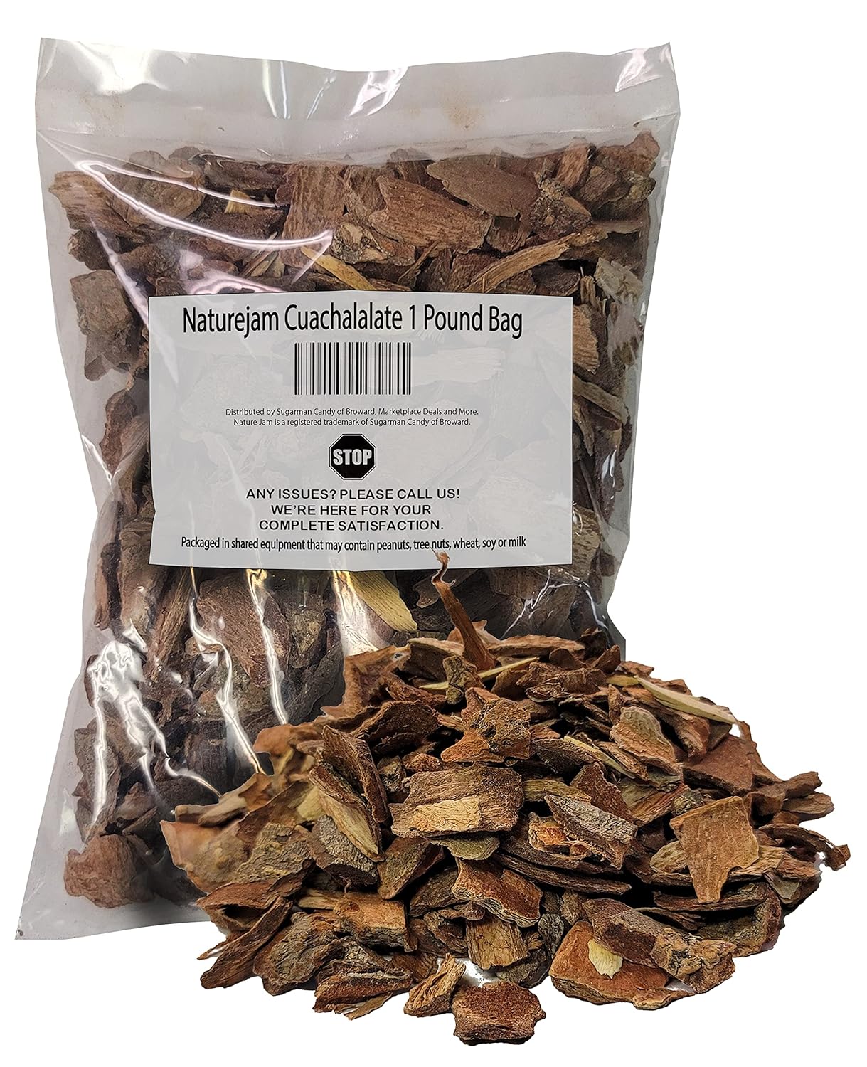 1 LB of Naturejam Cuachalalate + Tumba Vaquero Herb Blend for Holistic Wellness and Digestive Health