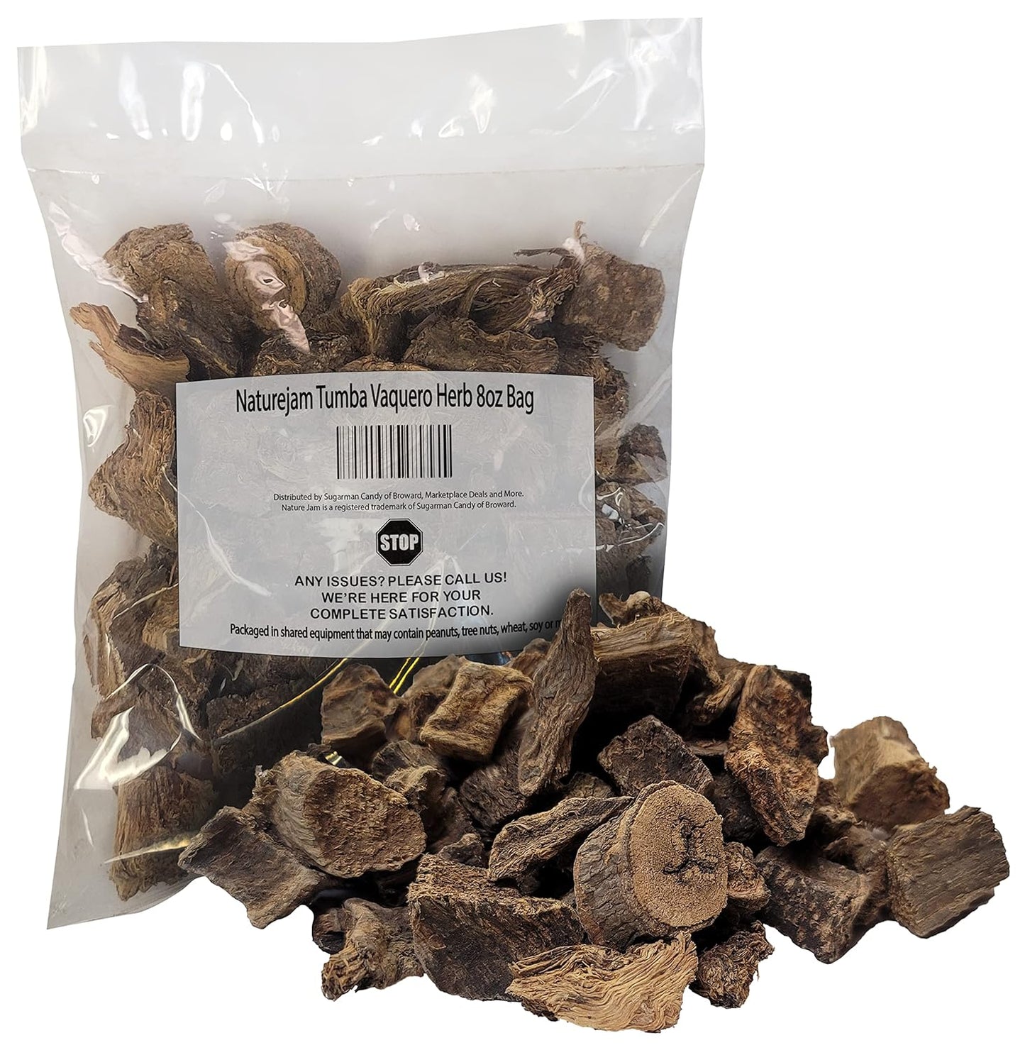 1 LB of Naturejam Cuachalalate + Tumba Vaquero Herb Blend for Holistic Wellness and Digestive Health
