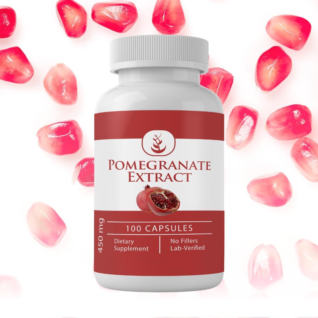 100 Capsules of Lab Verified Pomegranate Extract with Pure Original Ingredients - No Additives or Fillers