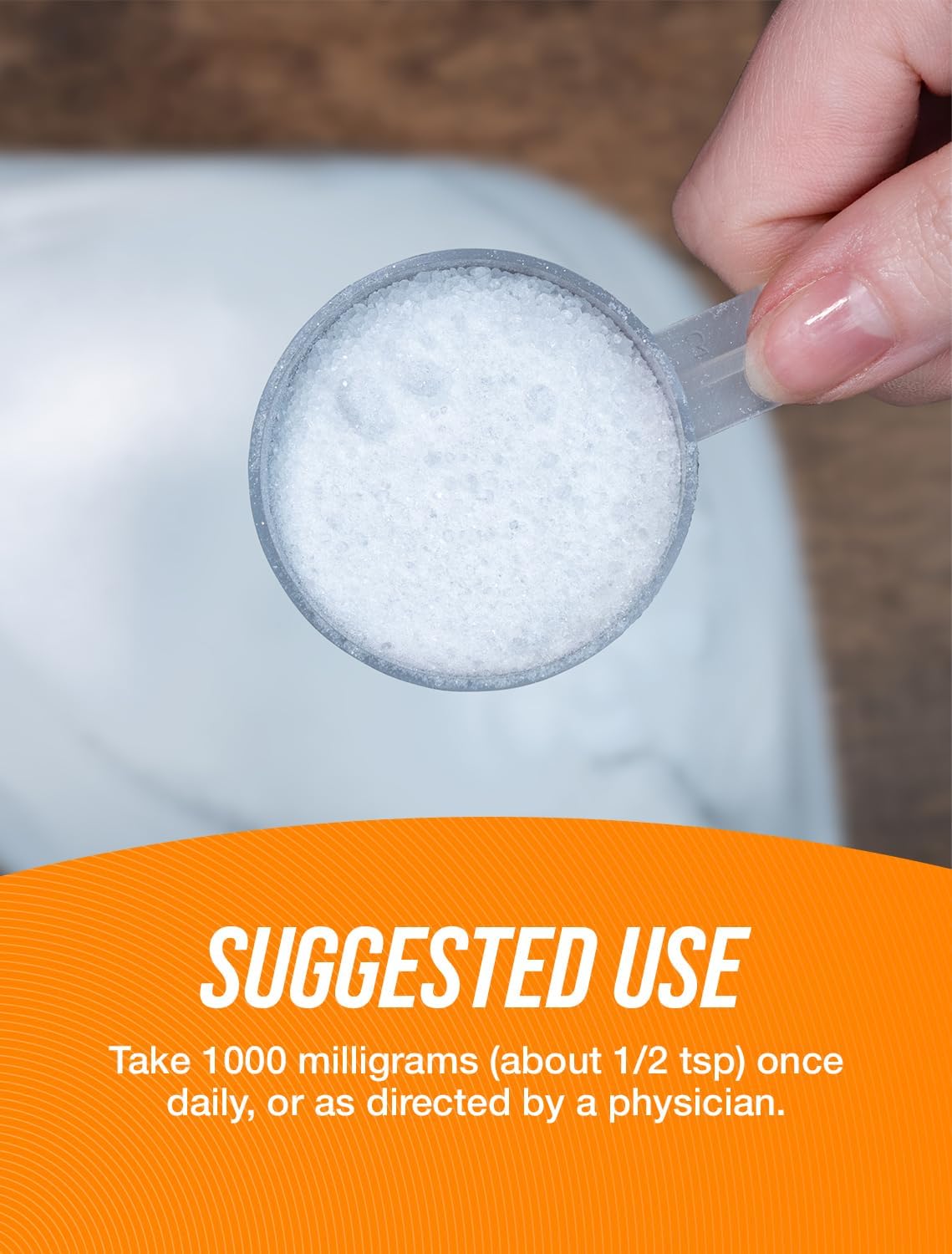 100% Pure Glucuronolactone Powder - Energy Support Supplement - Gluten Free - 1000mg per Serving - 100g (3.5 oz)