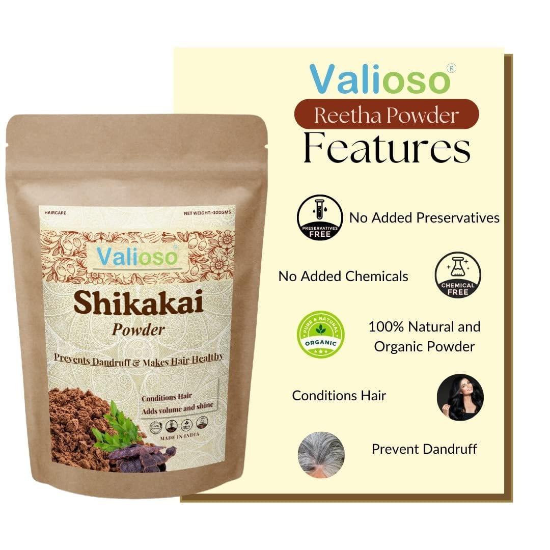 100gms Generic ATS Shikakai Powder for Hair Growth and Dandruff Control