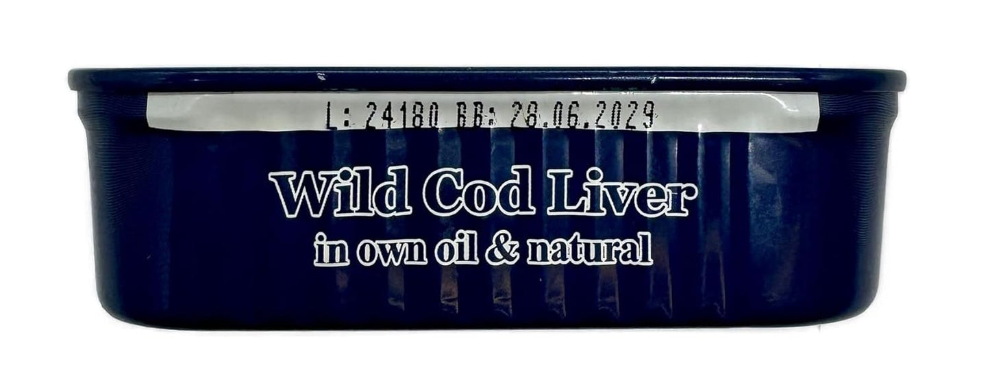 12 Pack Pisces Distribution Royal Zenith Icelandic Wild Cod Liver 4.05oz/115g