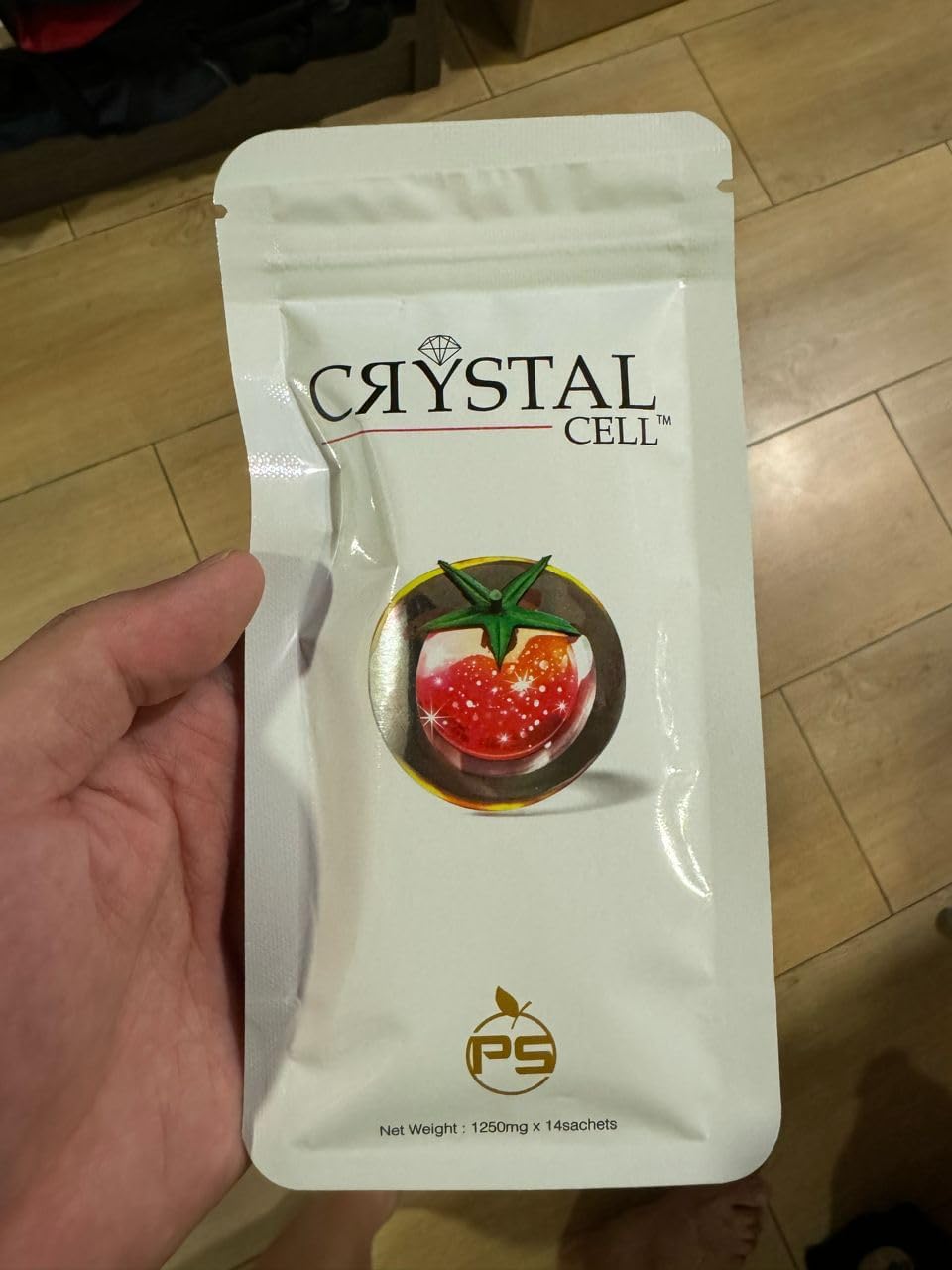 12 Packs Phytoscience Crystal Cell Stem Cell Anti Aging Wrinkle Remover for Lifting Skin Texture - 14 Sachets/Pack