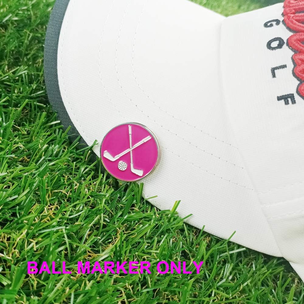 12-Piece GOLTERS Golf Ball Markers Assorted Patterns Value Pack with Cap Clips and Divot Repair Tools for Men and Women - Golf Gifts