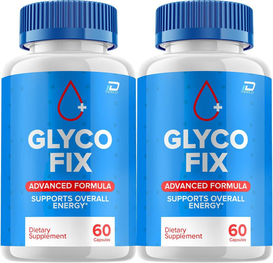 120 Capsules of Indelo GlycoFix Advanced Supplement - Natural Formula for Healthy Glyco Levels, Maximum Strength Daily Support