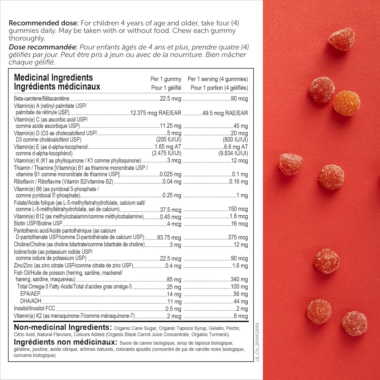 120 Count of SmartyPants Kids Complete Multivitamin Gummies - Delicious and Nutritious for Children