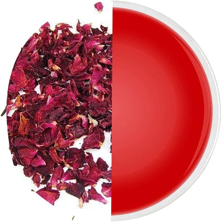 120 Moringa Capsules with 200g Dried Rose Petals by Hebhac Herbs