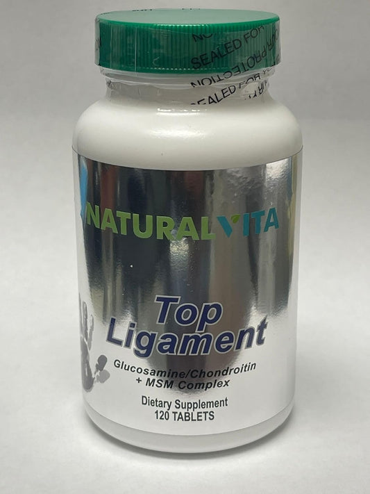 120 Tablets of Glucosamine Chondroitin + MSM Complex for Ligament Support