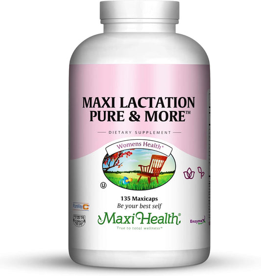 135 Ounce Maxi Health Lactation Pure & More Supplement for Nursing Mothers