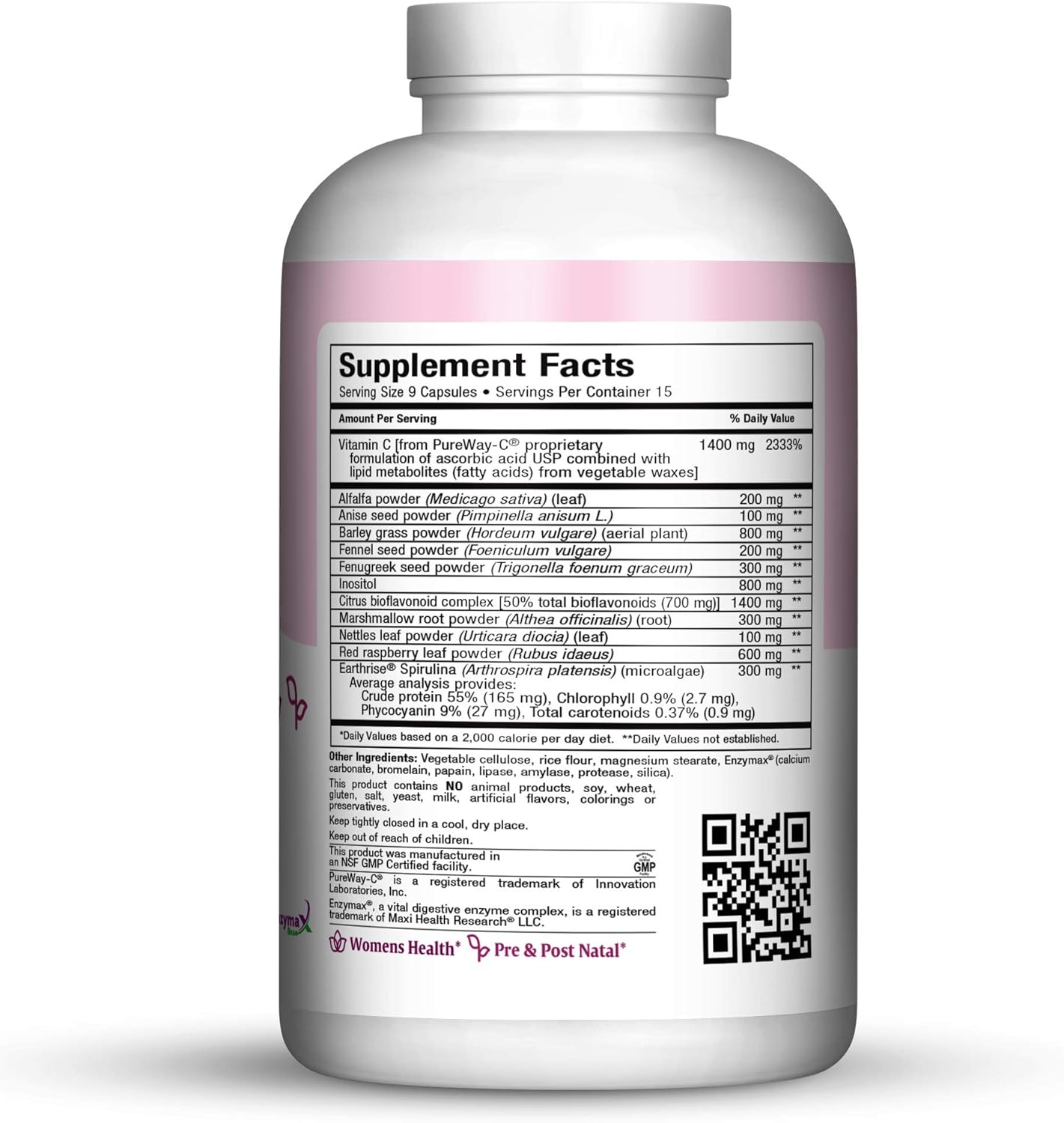 135 Ounce Maxi Health Lactation Pure & More Supplement for Nursing Mothers