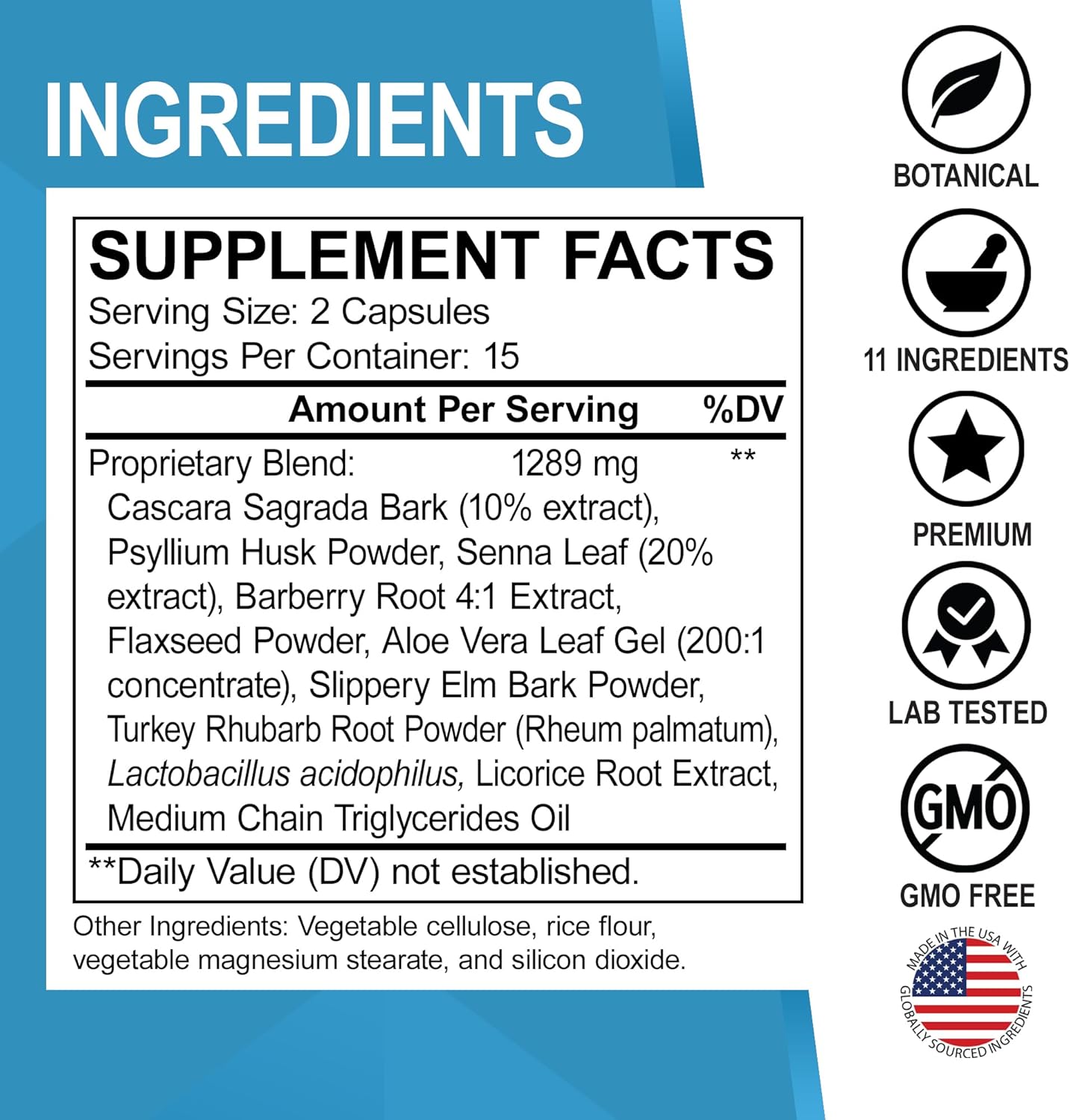 15 Day Dr. BO Colon Cleanse Detox & Kidney Liver Cleanse Supplement - Probiotic Pills for Bowel Movement and Urinary Health