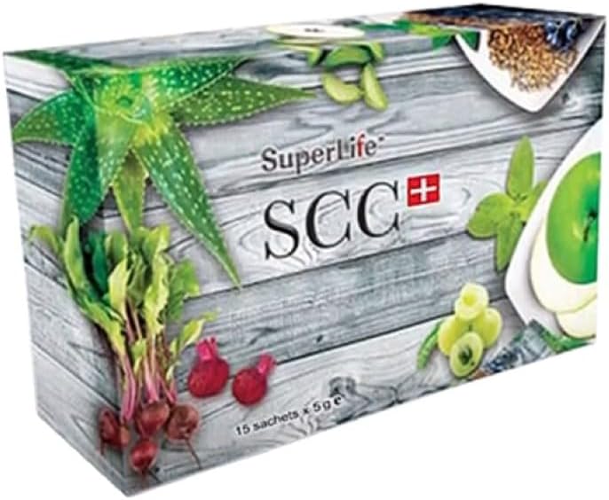 15 Sachets of Generic Super Life Colon Care SCC Plus Fiber Probiotics Prebiotics for Aid in Digestion and Constipation Relief