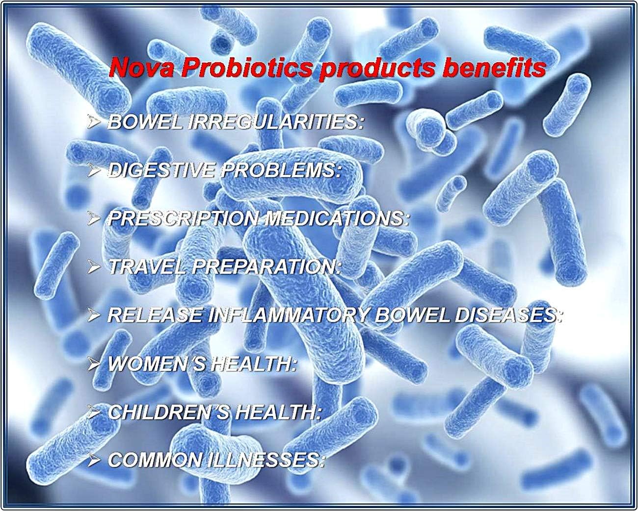 165 Billion Probiotics per Capsule - NOVA Probiotics Multi-Strain Xtreme Care - 30 VCaps