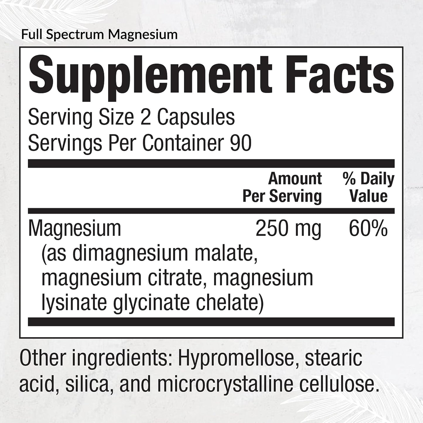 180 ct. Equilife Full Spectrum Magnesium & 90 ct. Adrenal Soothe Bundle - Mood & Energy Support, Vegan & Non-GMO Supplement
