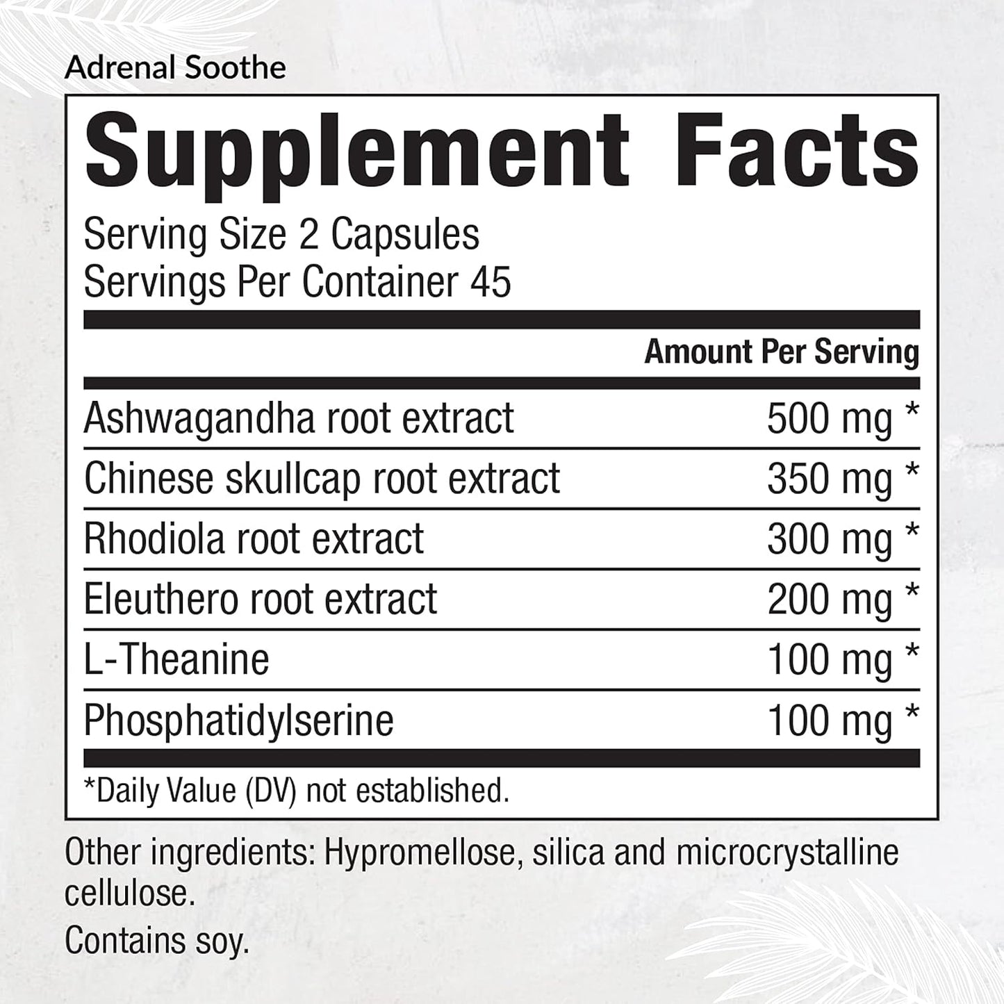 180 ct. Equilife Full Spectrum Magnesium & 90 ct. Adrenal Soothe Bundle - Mood & Energy Support, Vegan & Non-GMO Supplement