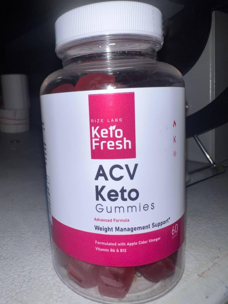 180 Rize Labs Keto Fresh ACV Gummies for Advanced Slimming Formula , Energy Boost, Better Sleep, Anti-Fatigue