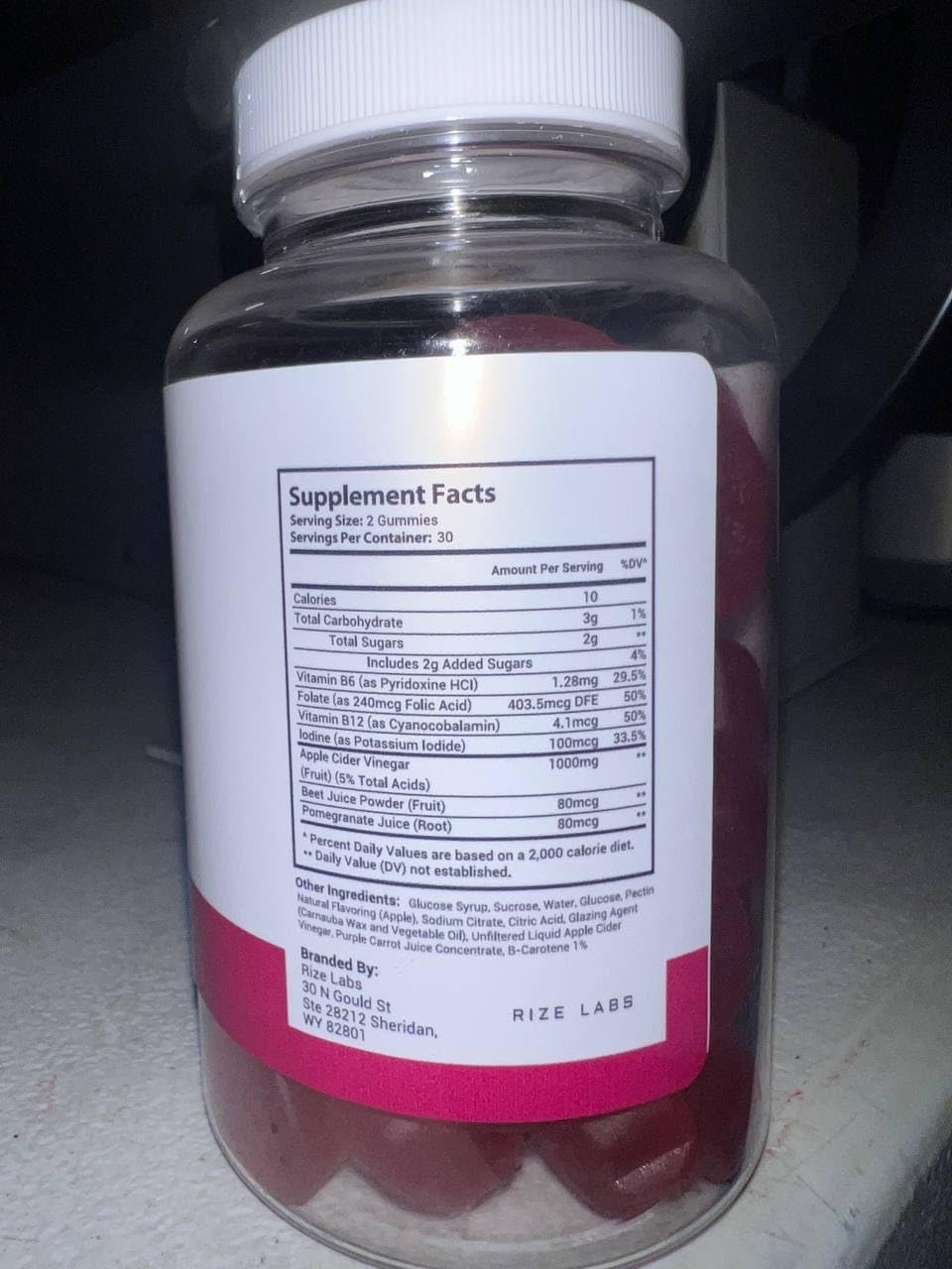 180 Rize Labs Keto Fresh ACV Gummies for Advanced Slimming Formula , Energy Boost, Better Sleep, Anti-Fatigue