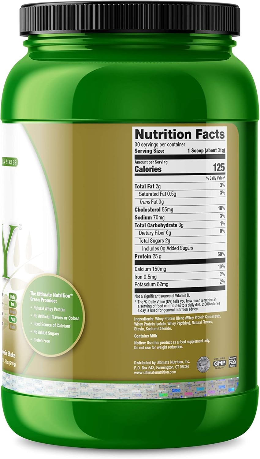 2 Lb Chocolate Creme Ultimate Nutrition Clean Whey Protein Blend