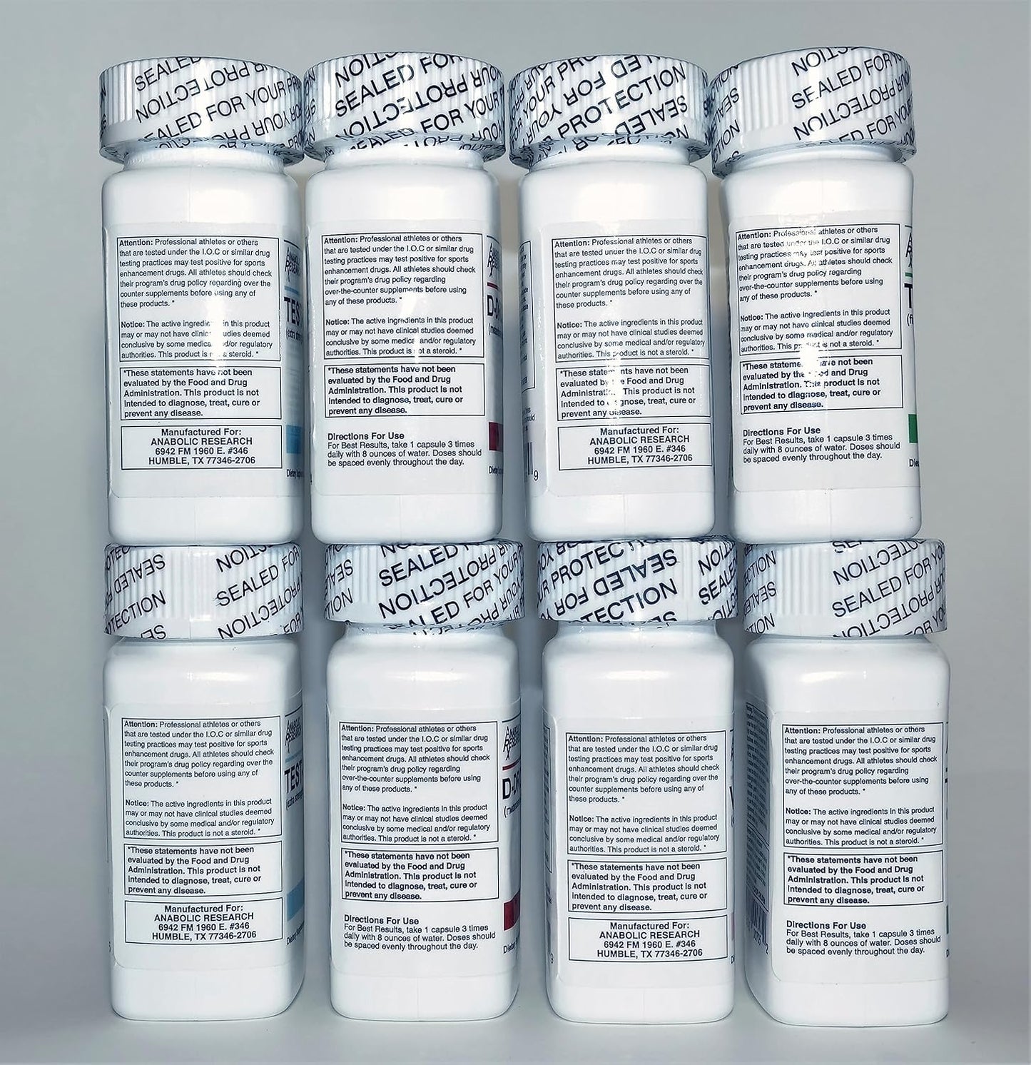 2-Month Supply Anabolic Research Strength Stack +Plus with Test Support System - Test-600x, D-drol 25, VAR 10, Tren 75 - Boost Strength and Performance