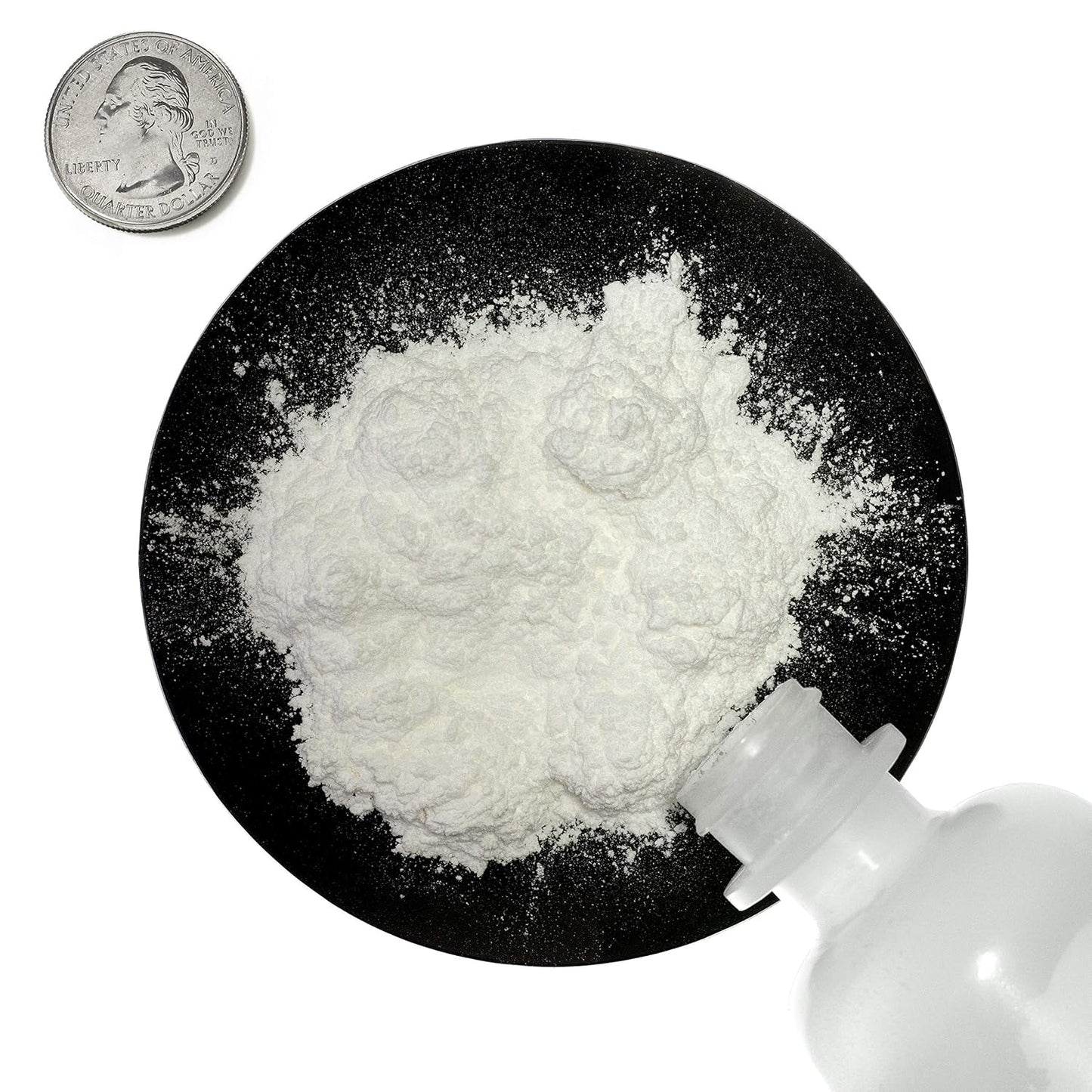 2 Ounce Bottle of 100% Pure USP Food Grade Magnesium Stearate Fine Powder by Loudwolf
