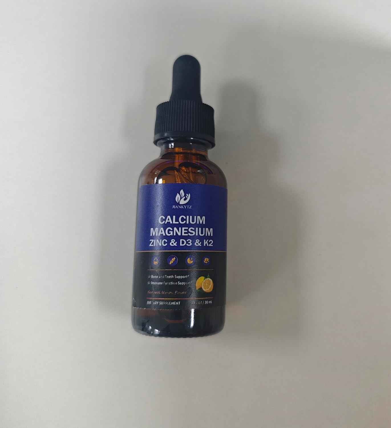 (2 Pack) Calcium Magnesium Zinc Liquid Drops for Women and Men - Bone & Teeth, Immune Support, Liquid Calcium Supplement with Magnesium Glycinate, Vitamin C D3 K2 B6 and Sea Moss | Sugar Free