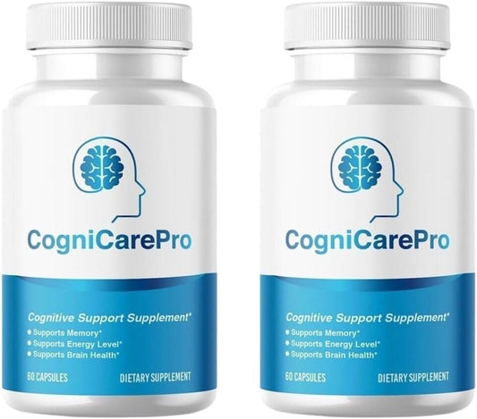 2 Pack Cogni Care Pro Brain Booster Pills for Memory Loss & Brain Fog - 120 Count