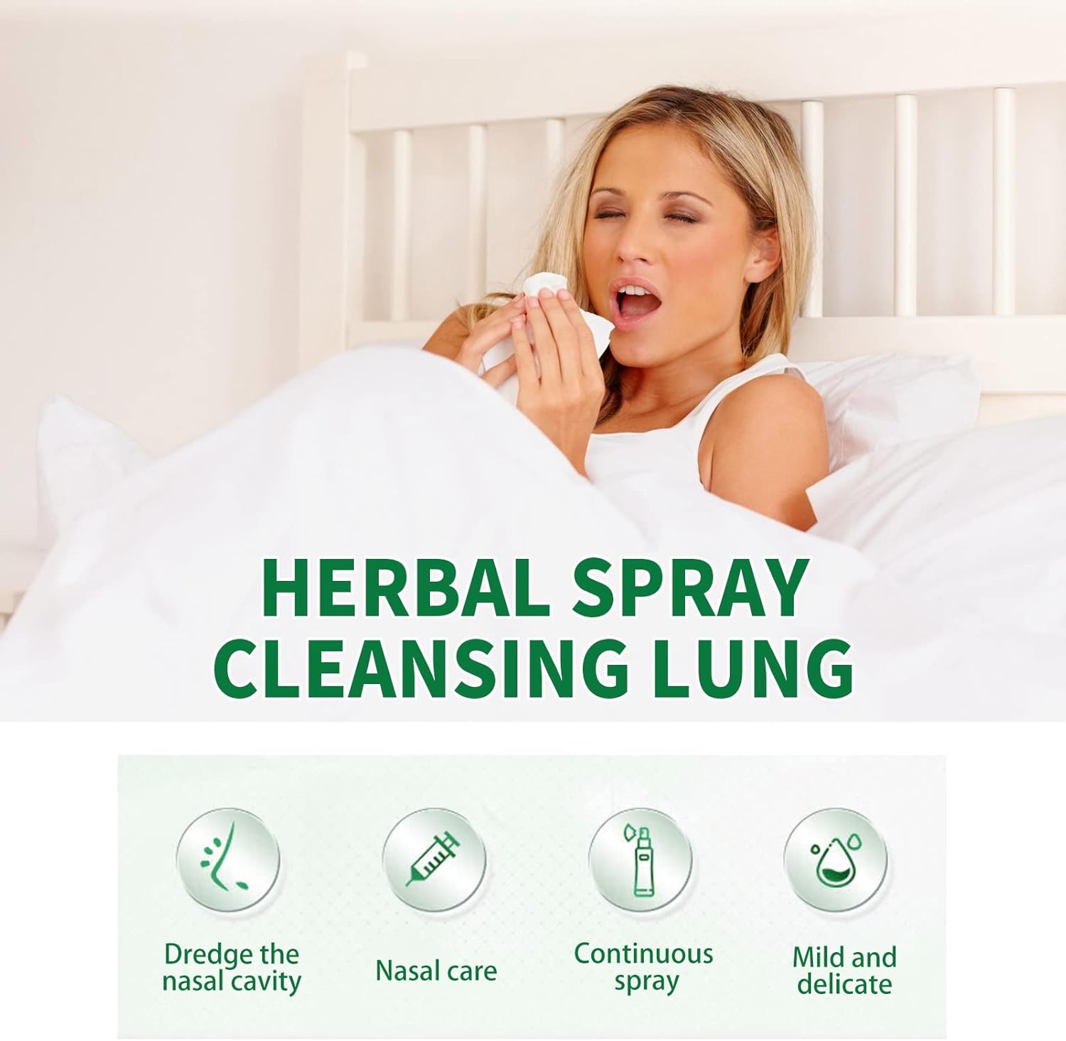 2-Pack ETUIH Organic Herbal Lung Cleanse Repair Spray - Natural Lung Cleansing and Repair Spray