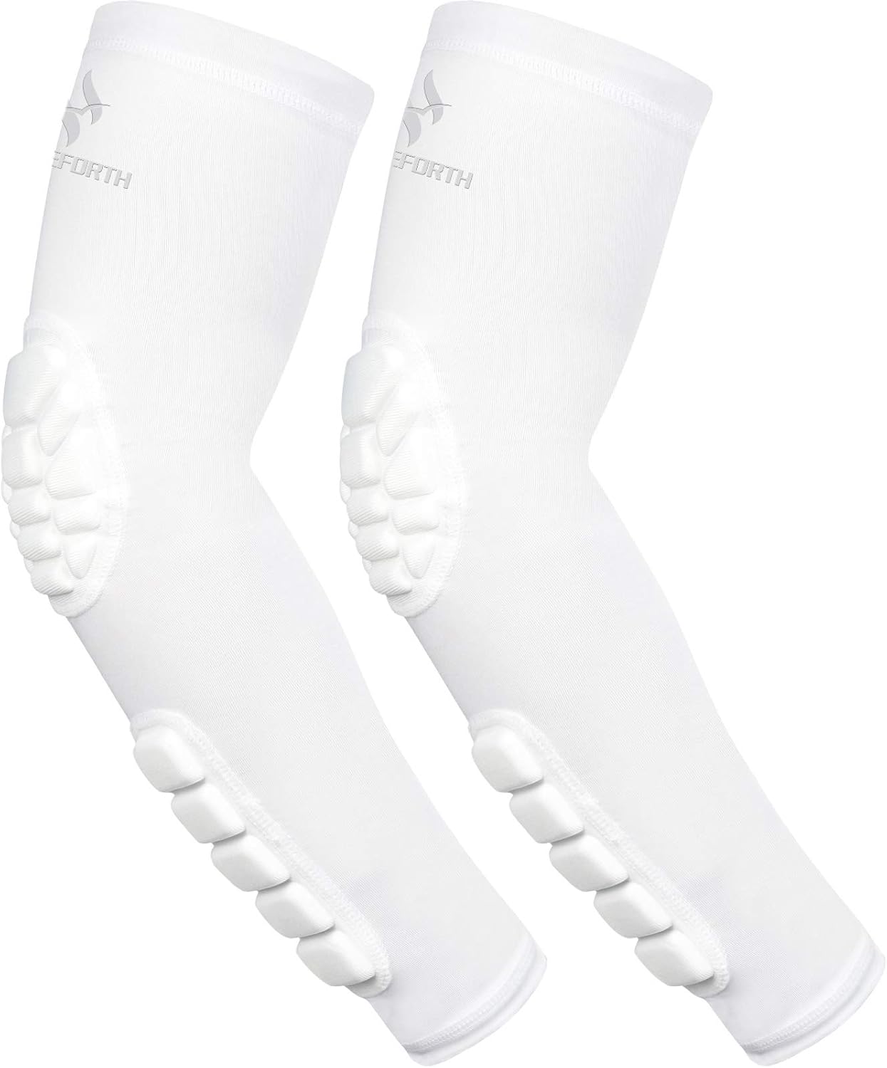 2-Pack HOPEFORTH Padded Elbow Forearm Sleeves for Compression Arm Support