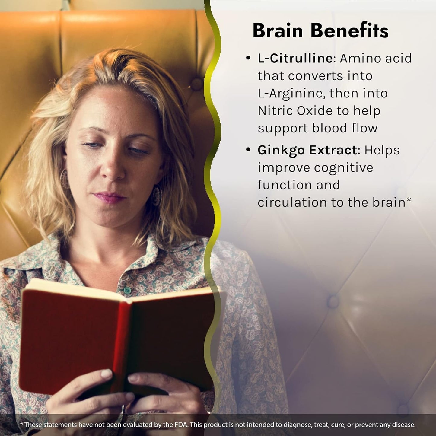 2-Pack Irwin Naturals Brain Awake RED Liquid Soft-Gels with Nitric Oxide Booster - 60 Softgels - Enhance Brain Health and Performance