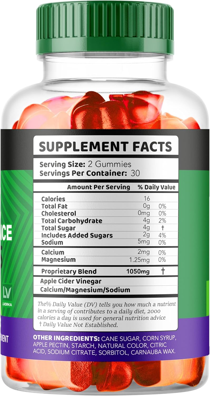 2-Pack LIVORKA VirilPlex XL Gummies - 120 Gummies for 60 Days