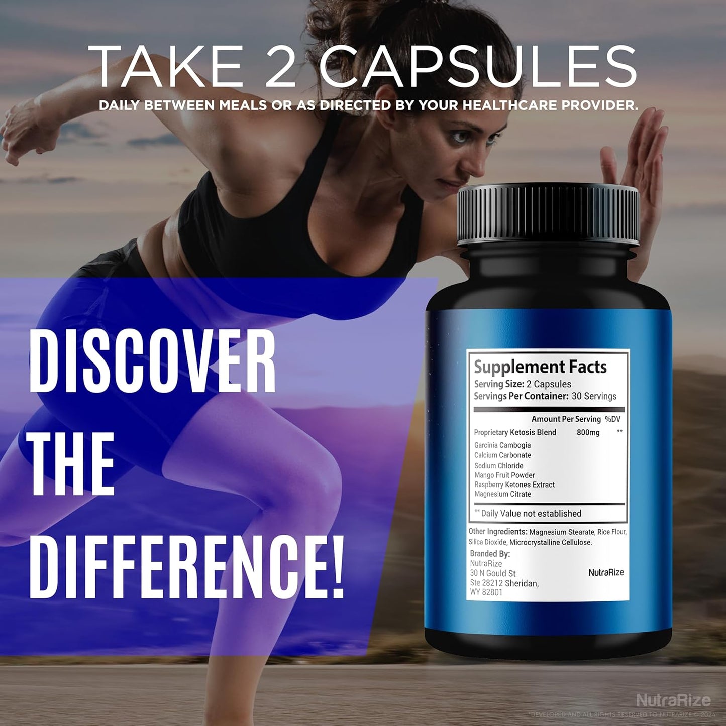 2 Pack NutraRize Slumber Slim Slimming Formula Pills - Official SlumberSlim Complex Formula for Fitness & Wellness - Premium All Natural Keto Capsules with Great Reviews (120 Capsules)