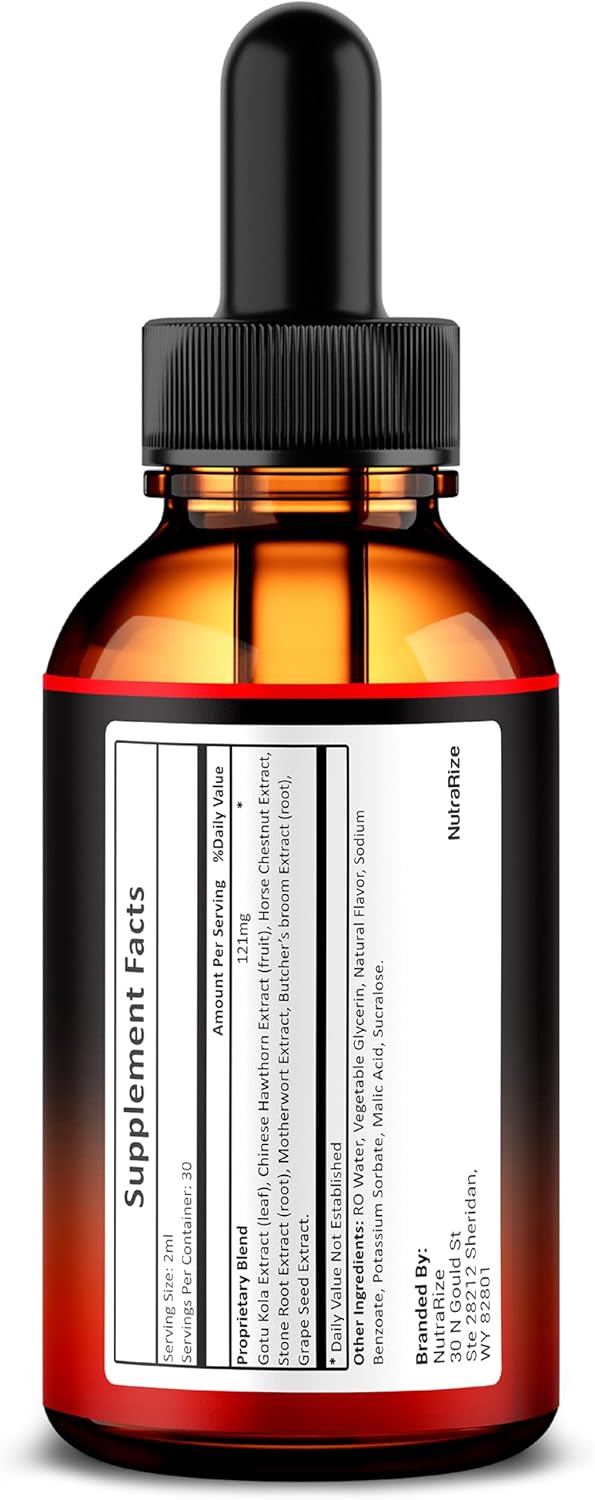 2 Pack NutraRize SugarSix Drops - Official Sugar Six Liquid Formula for Stable & Healthy Levels - Premium Dropper for Good Circulation - 60 Servings