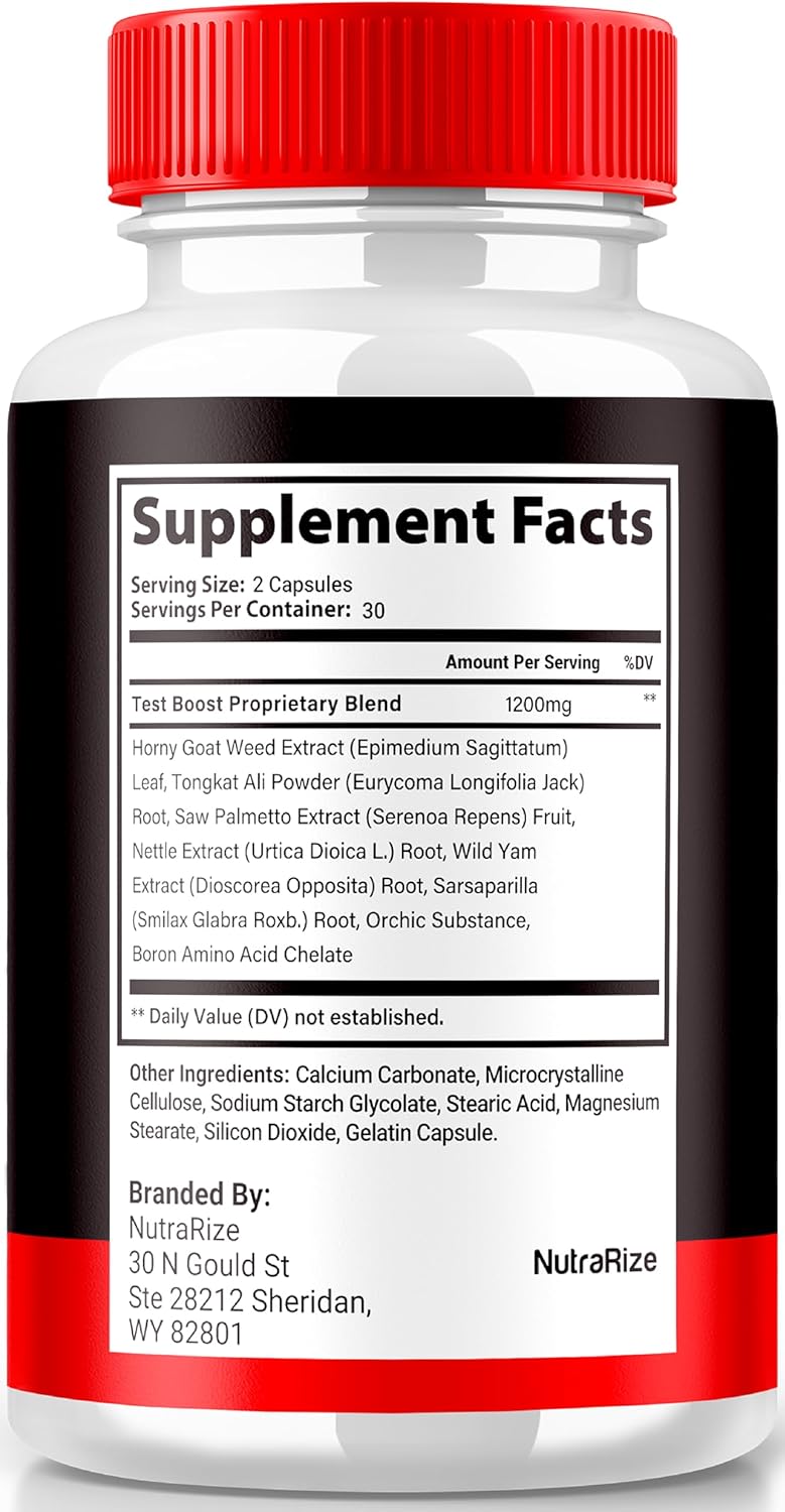 2 Pack NutraRize Vigor Fix Male Supplement - Daily Nutrition Capsules for Confidence, Energy, and Overall Health - 120 Capsules