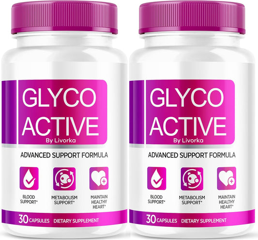 2 Pack of LIVORKA Glyco Active Capsules - Advanced All Natural Formula for 2 Months, Reviews