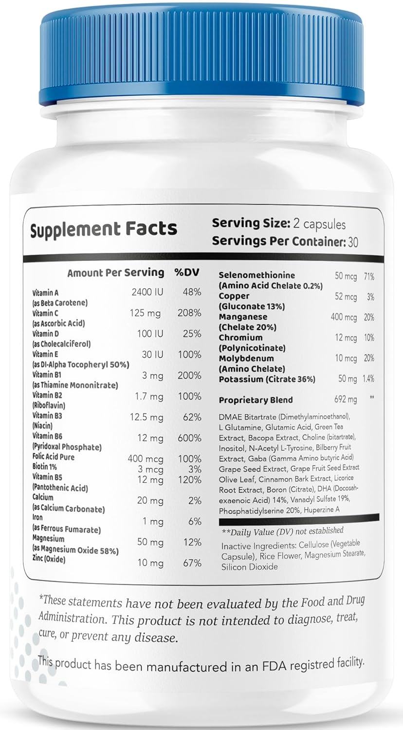 2 Pack of LIVORKA OcuRenew Capsules for Eye Vision and Focus - All Natural Advanced Formula, 120 Capsules for 2 Months - Reviews Included