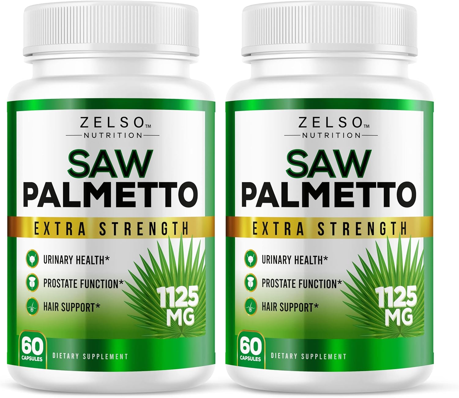 2 Pack Saw Palmetto Prostate Supplement for Men - DHT & Beta Blocker, Urinary Health & Prostate Support - 2 Months Supply