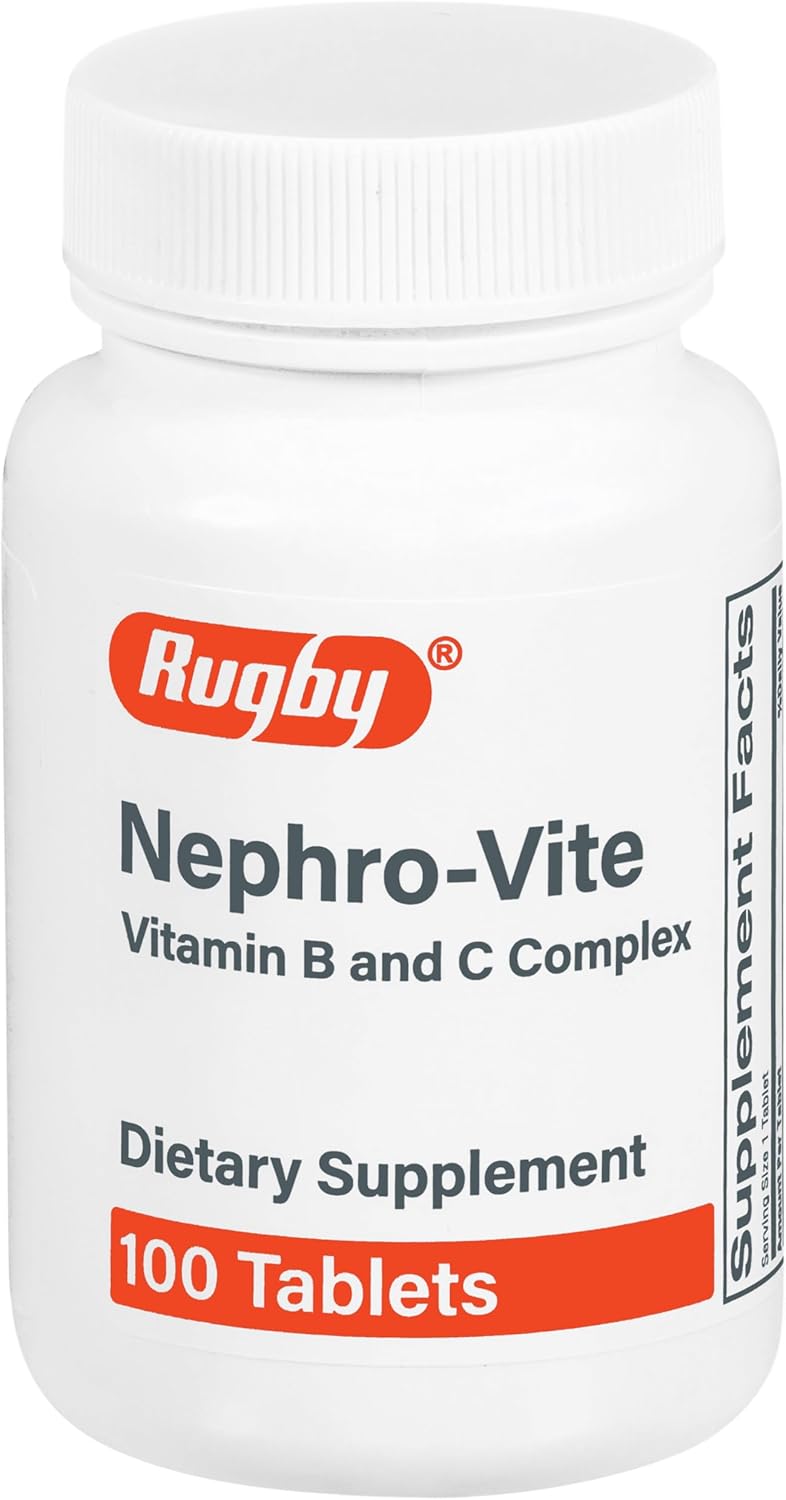 200 Wtimesie Nephro-Vite Tablets for Kidney Health - 2 Bottles, 100 Count Each