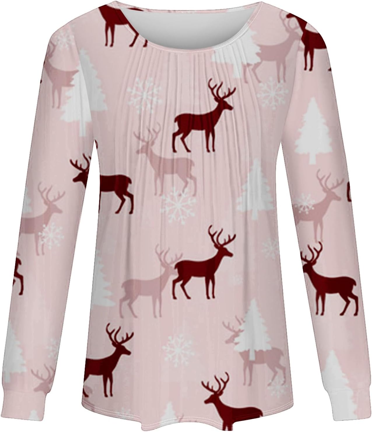 2024 Fall Fashion Trend: Lightweight Long Sleeve Women's Crewneck Knit Blouse