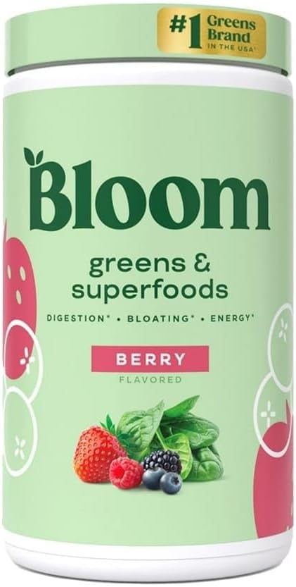 25 Servings of Generic Bloom Berry Greens and Superfoods for Daily Nutrition Boost