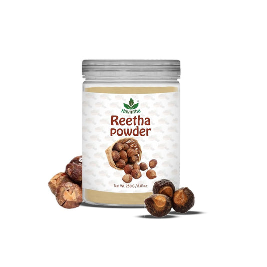 250g Herbal Reetha Powder for Natural Hair Cleansing and Dandruff-Free, Shiny Hair
