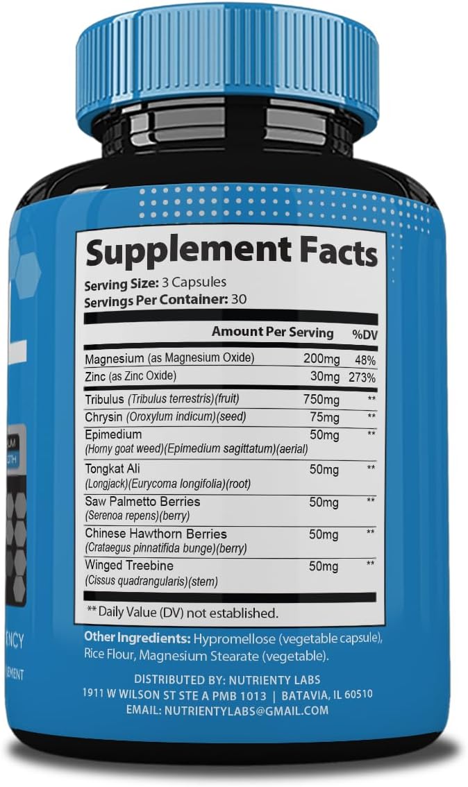 270 Count Nutra City Titan XL Supplement - Advanced Formula for 3 Months