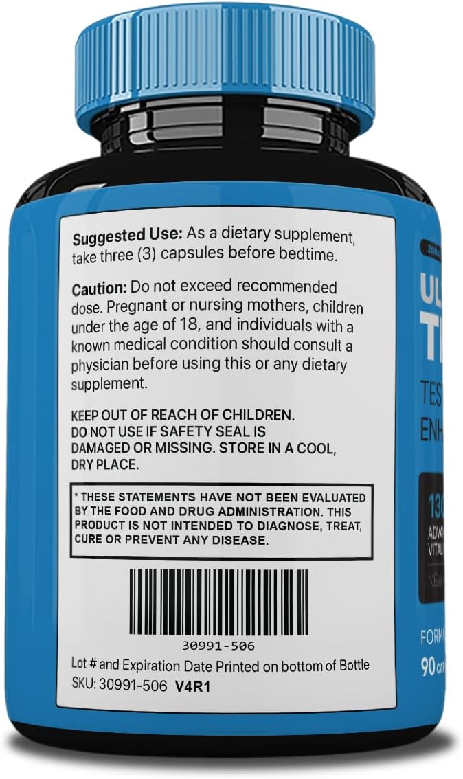 270 Count Nutra City Titan XL Supplement - Advanced Formula for 3 Months