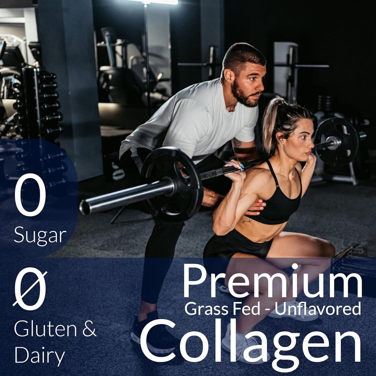 2lb Grass-Fed Collagen Peptides Powder - Hydrolyzed, Unflavored - Colageno Hidrolizado - MOMOF4TRANSFORM