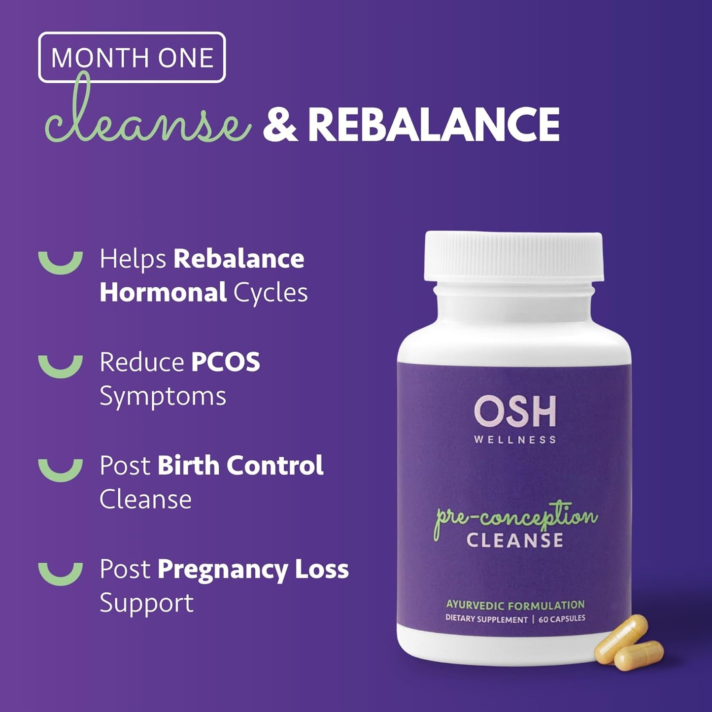 3-Month Conception Plan for Women | Cleanse and Conceive Bundle | Support for PCOS, Miscarriage, Post-Pill Fertility