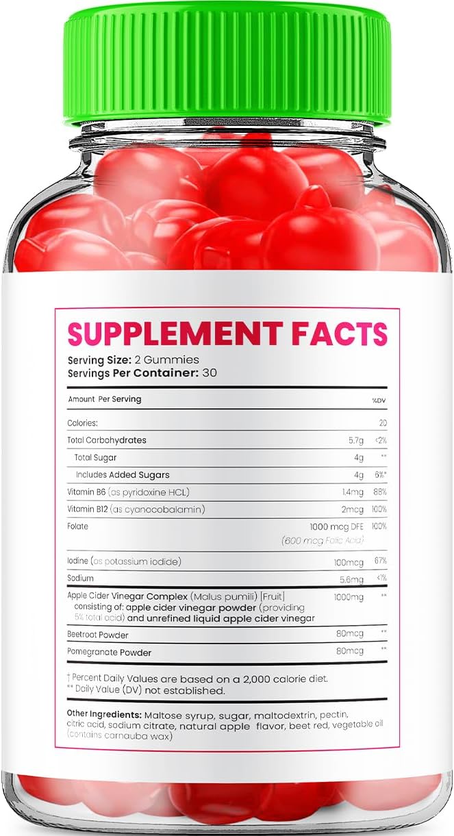 3 Pack BioXtrim ACV Gummies with Bio X Trim Keto and Apple Cider Vinegar - 1000MG, Vitamin B12, Reviews - 180 Gummies