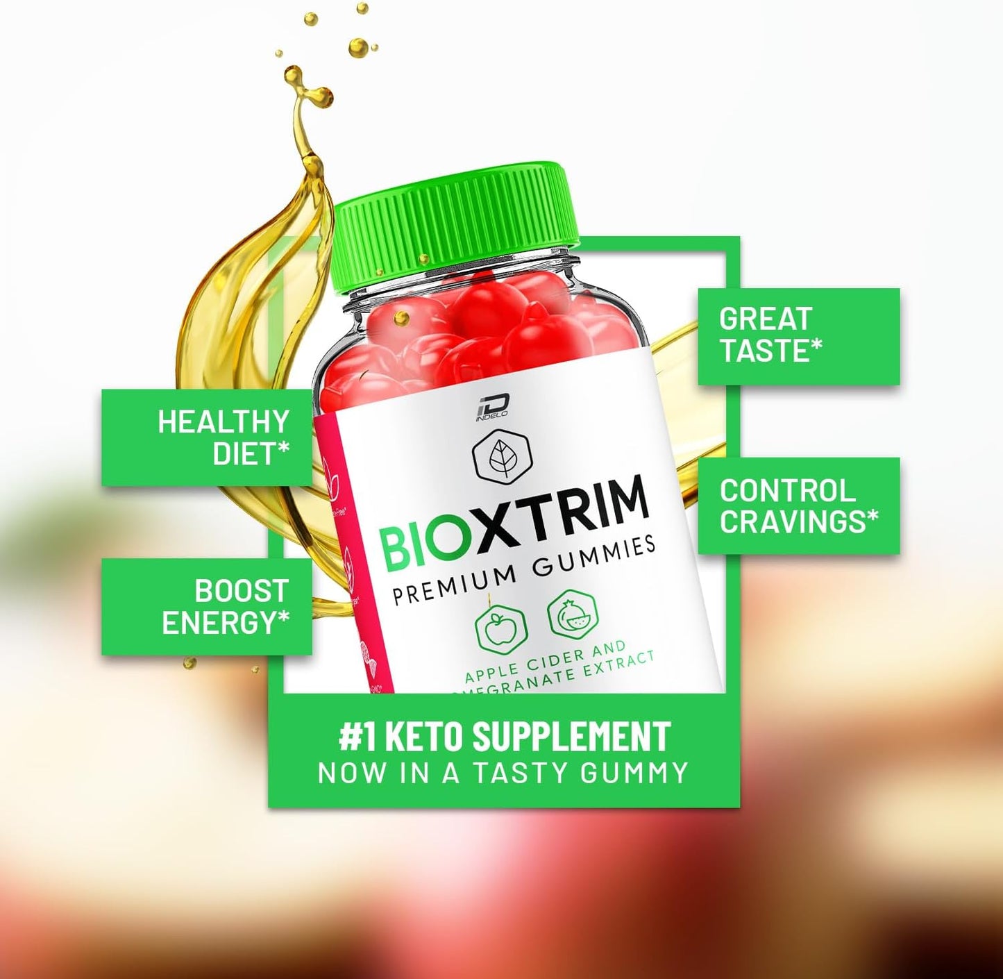 3 Pack BioXtrim ACV Gummies with Bio X Trim Keto and Apple Cider Vinegar - 1000MG, Vitamin B12, Reviews - 180 Gummies