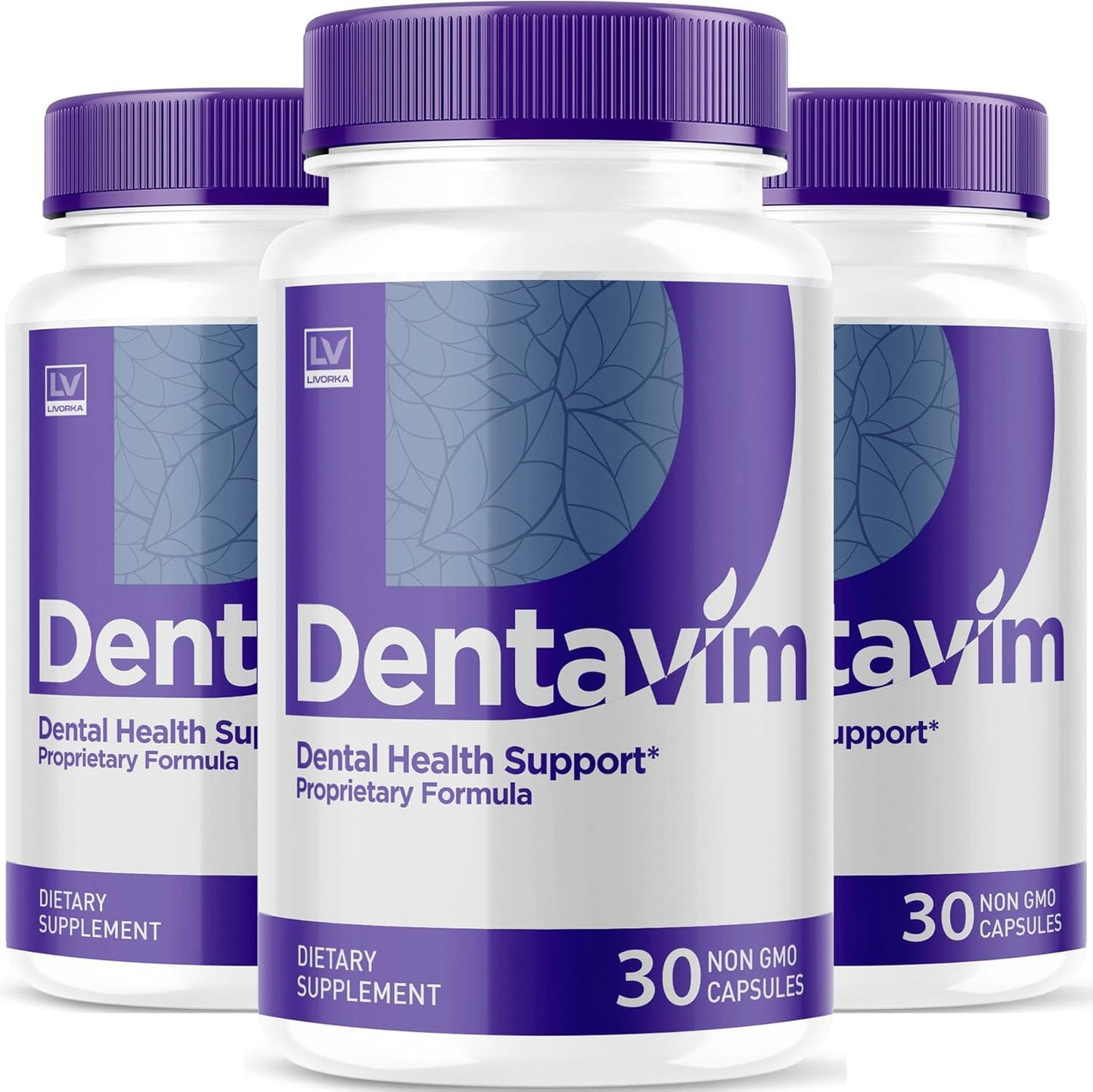 3 Pack Dentavim Oral Protection Vitamins - 90 Capsules for 3 Months - All Natural Formula - Reviews included