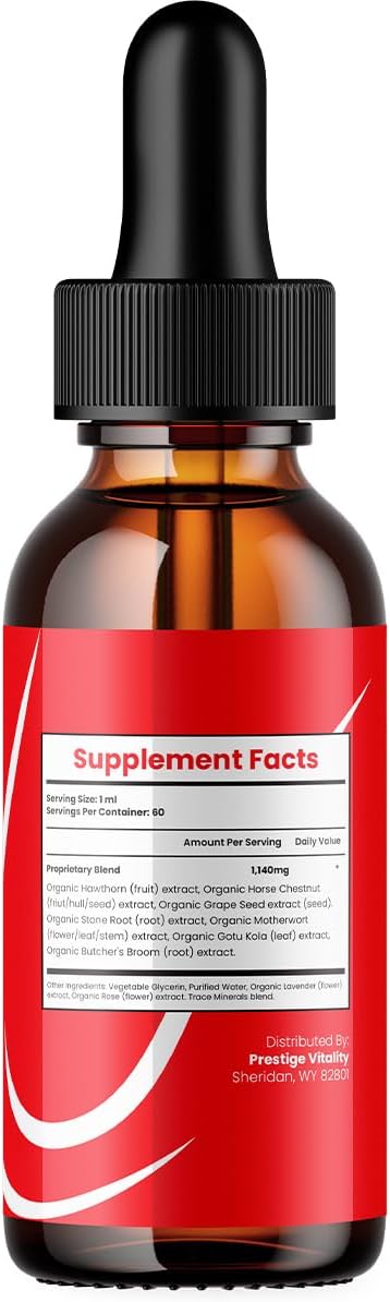 3-Pack GlucoPure Liquid Drops - Extra Strength Gluco Formula - Healthy Dietary Supplement Drops - 3 Month Supply