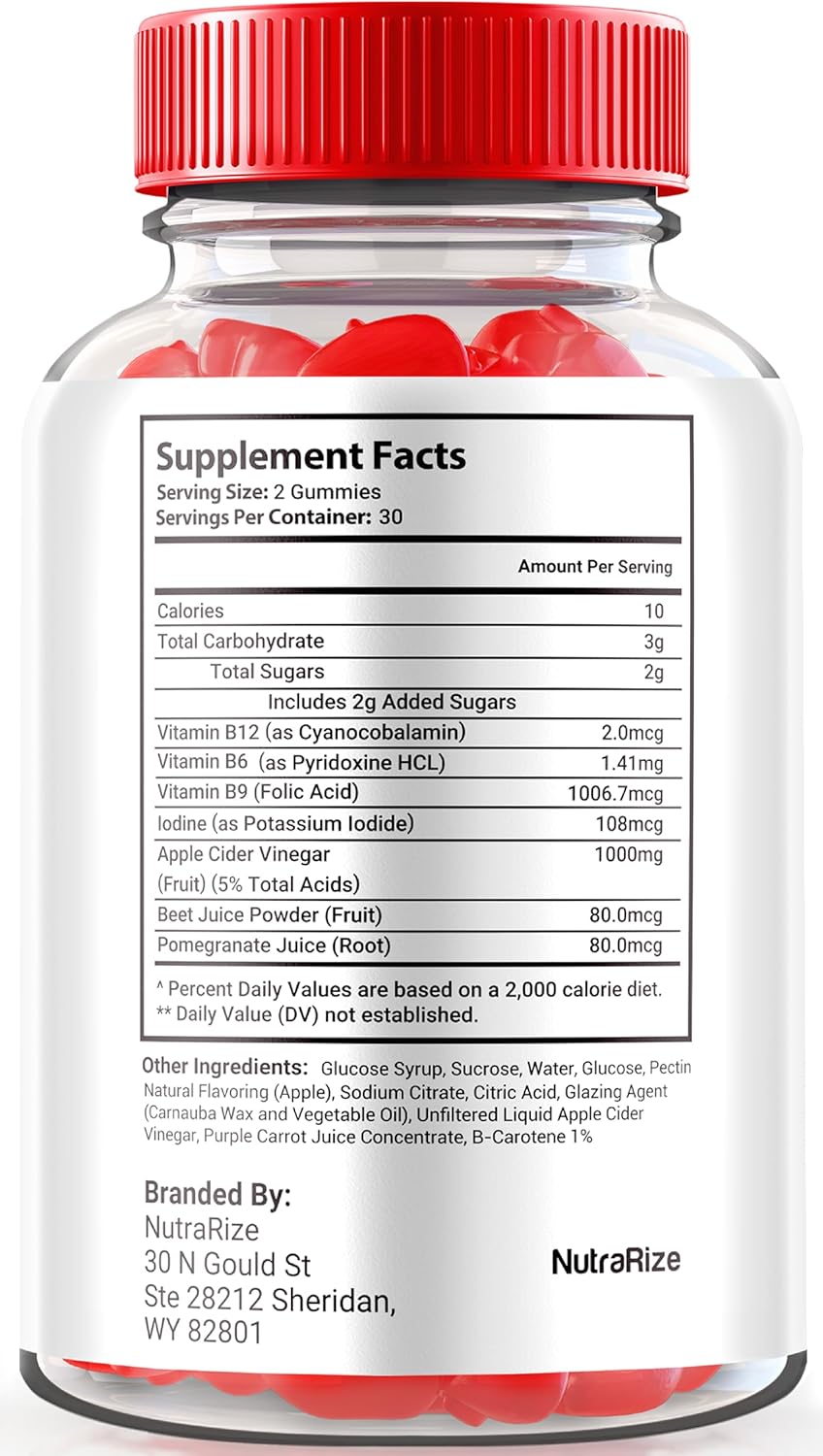 3-Pack NutraRize Activ Boost Keto ACV Gummies - Advanced Slimming Formula Supplement with Maximum Strength - 180 Gomitas Reviews