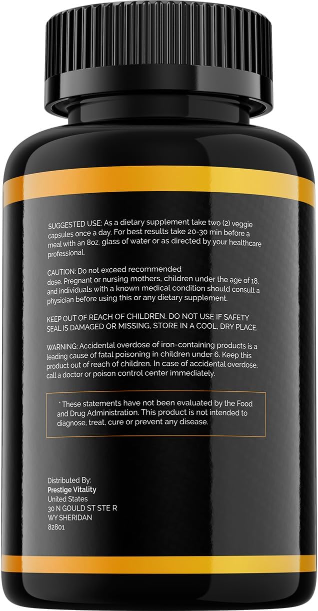 3 Pack of Indelo Vigor Force for Men Capsules - Advanced Formula Dietary Supplement with All Natural Support Formula - 180 Capsules